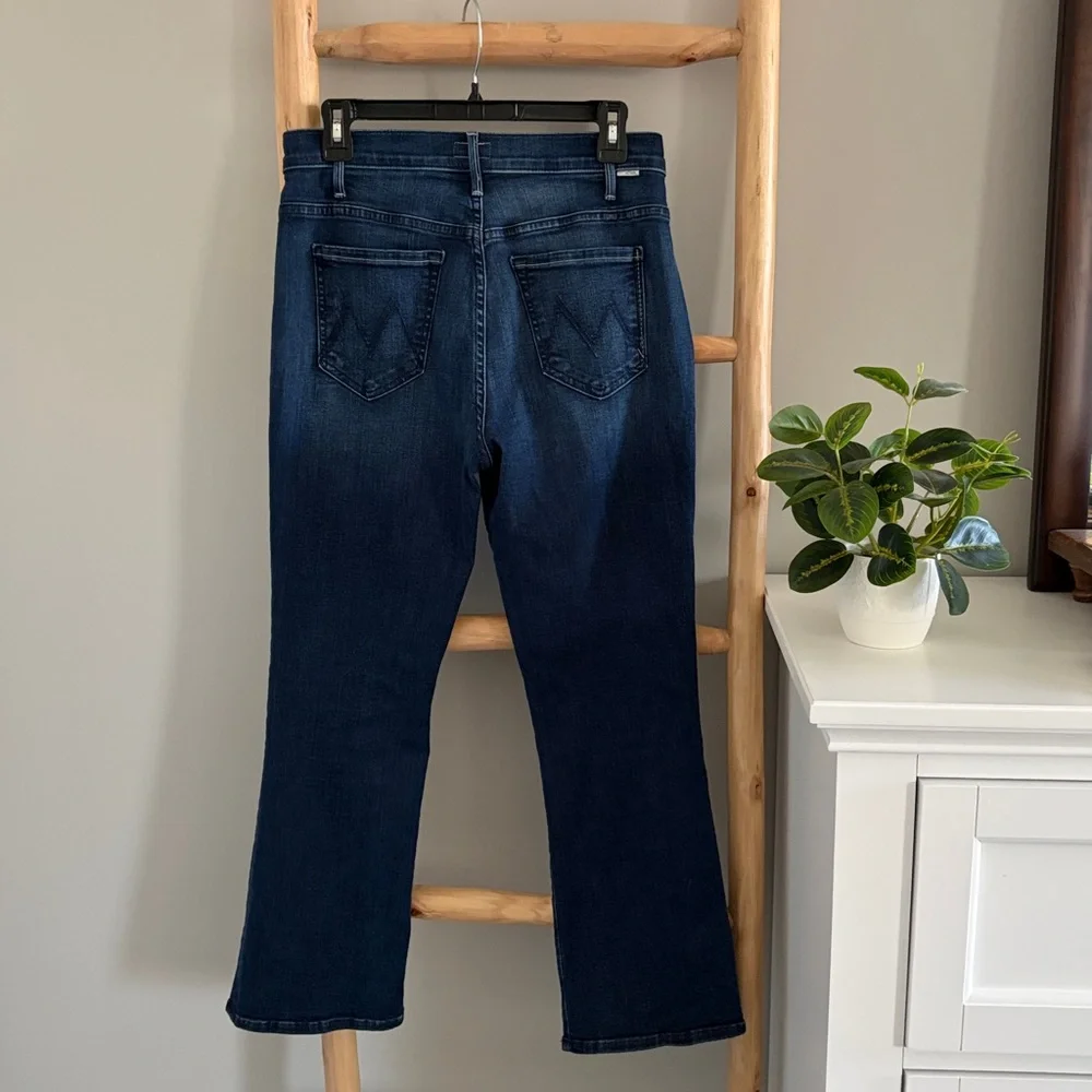 Mother Lil Hustler High Rise Ankle Flare Jean Sz 29P - Picture 5 of 7
